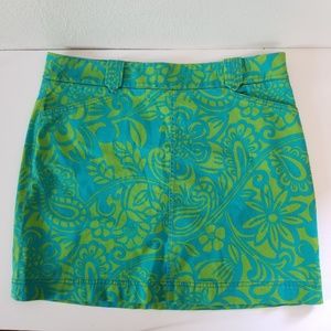 Lilly Pulitzer Agnes Skirt Twill Paisley Size 10
